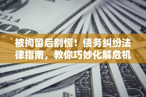 武汉被拘留后别慌！债务纠纷法律指南，教你巧妙化解危机